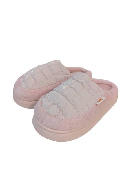 Zapatillas de casa acolchadas | Color Rosa