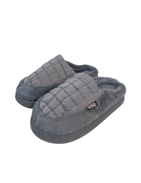 Zapatillas de casa acolchadas | Color Gris