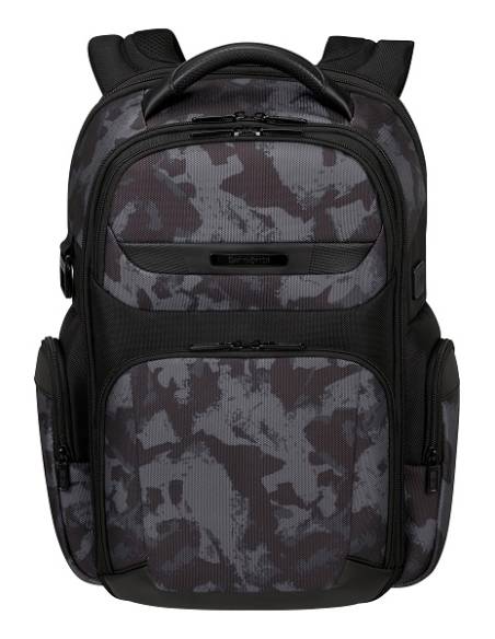 Mochila Samsonite Pro-DLX 6 Expansível de 15,6" | Camouflage Cinza
