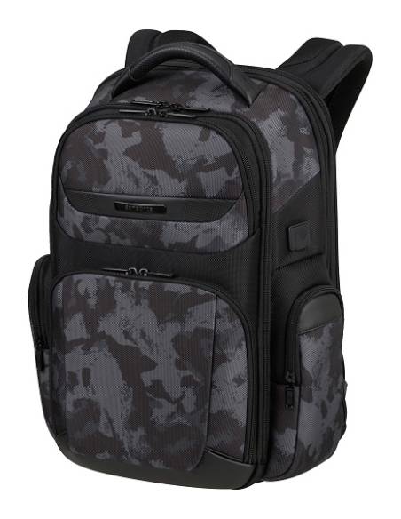 Mochila Samsonite Pro-DLX 6 Expansível de 15,6" | Camouflage Cinza