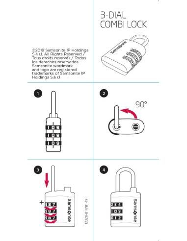 Samsonite Candado para equipaje...