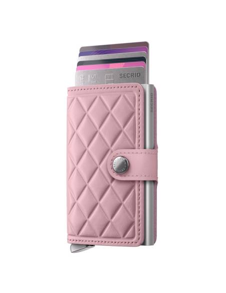 SECRID Cartera Premium Miniwallet Emboss Diamond Rose