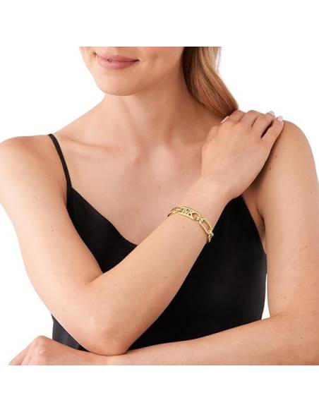 Pulsera Michael Kors | Chapada en oro de 14 quilates | MKJ828800710