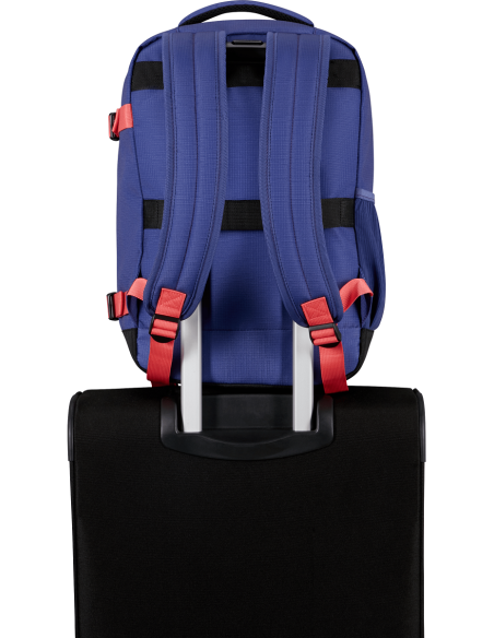 American Tourister Take2cabin Casual Backpack | Purple and Coral Color