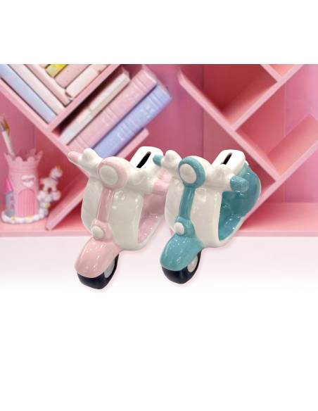 HUCHA VESPA ROSA / BLANCA