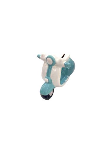 HUCHA VESPA BLANCA / AZUL