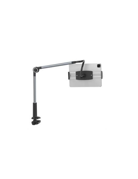 SOPORTE MOVIL ALARGABLE Y REGULABLE NEGRO Y GRIS