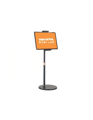 SOPORTE MOVIL SOBREMESA ALARGABLE NEGRO