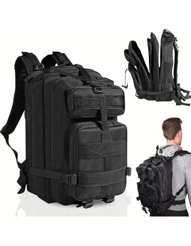 MOCHILA MARINE PEQ. U.FEEL NEGRA 27X45