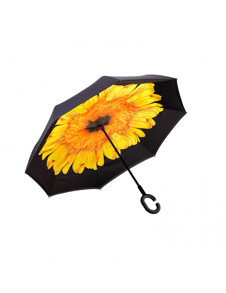 UMBRELLA INVERTED YELLOW FLOWER