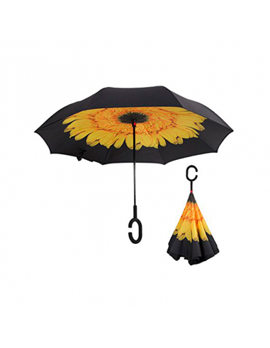 UMBRELLA INVERTED YELLOW FLOWER
