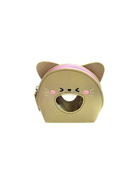 MONEDERO KHAKI GATO CARCAJADA