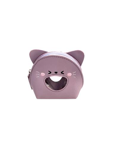 MONEDERO MORADO GATO CARJACADA