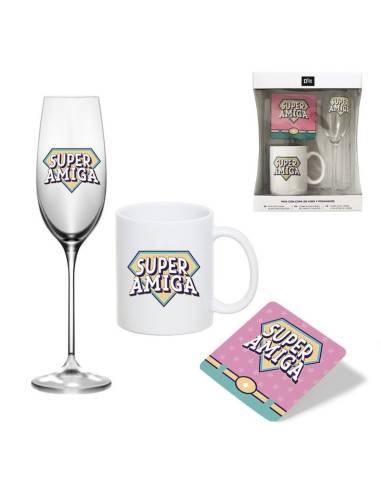 Set Regalo 3 piezas Super Amiga
