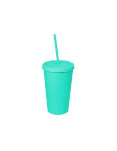 VASO CON PAJITA 650 ML...