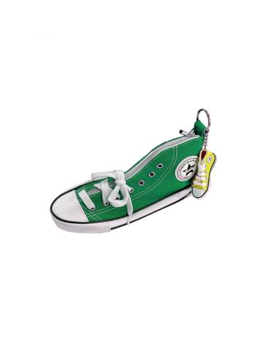 ESTUCHE + LLAVERO ZAPAT. AMARILLO/VERDE
