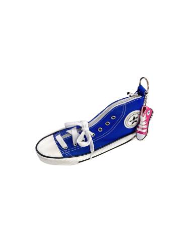 ESTUCHE + LLAVERO ZAPATILLAS ROSA / AZUL