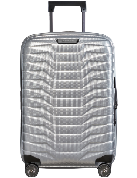 Mala Spinner Expansível Samsonite PROXIS (4 rodas) 55cm / Cinza