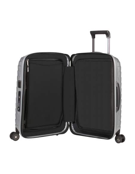 Mala Spinner Expansível Samsonite PROXIS (4 rodas) 55cm / Cinza