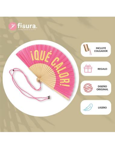 Abanico "¡QUE CALOR! ”. Abanico de...