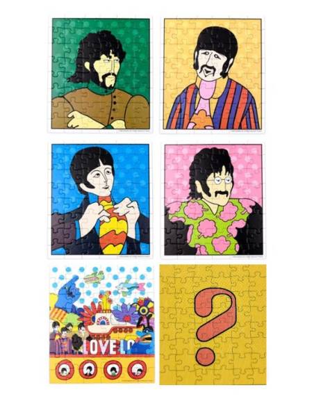 Quebra-cabeça Surpresa dos Beatles | Coleção Yellow Submarine (48 peças)