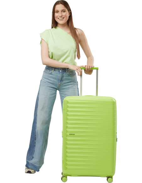 Mala grande American Tourister Fastforward, 78 cm | Verde-limão