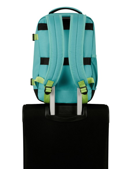 Mochila American Tourister Take2cabin casual | Color Turquesa/Lima