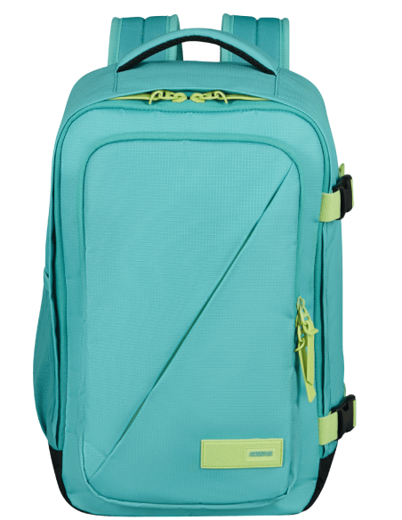 Mochila American Tourister Take2cabin casual | Color Turquesa/Lima