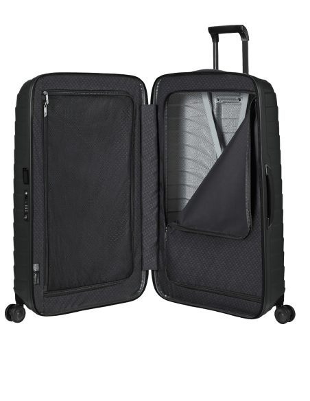 Maleta Samsonite Proxis Spinner (4 ruedas) 79 cm | Color Negro Mate