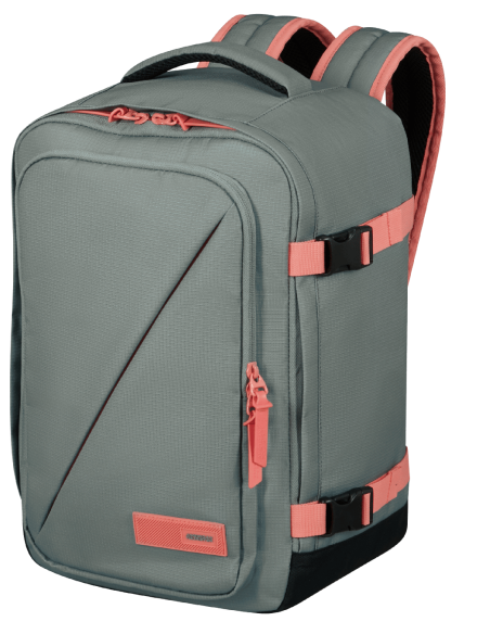 Mochila Casual American Tourister Take2cabin | Cor Sage/Coral