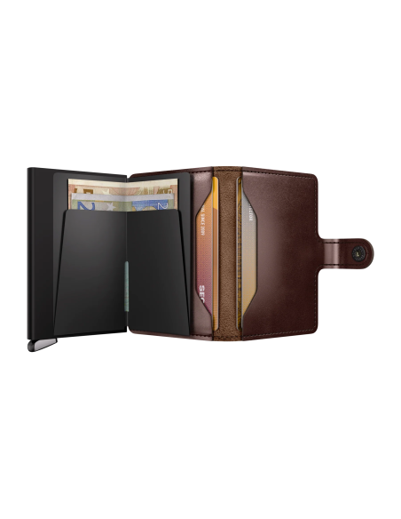 Secrid Cartera Premium Mimiwallet Dusk Dark Browm +