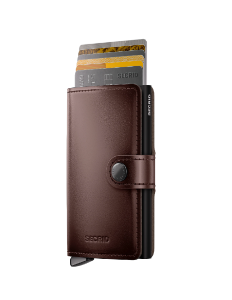 Secrid Cartera Premium Mimiwallet Dusk Dark Browm +