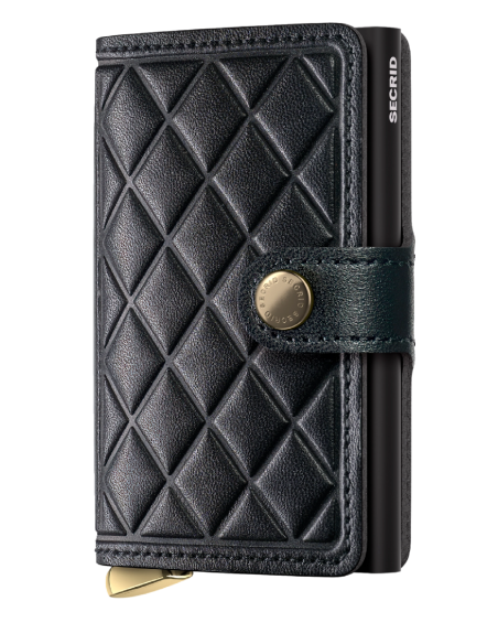 Secrid Cartera Premium Mimiwallet Emboss Diamomd Black+