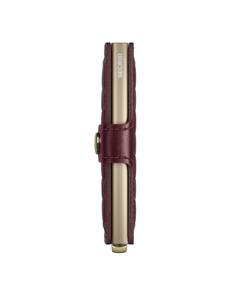 Secrid Cartera Premium Miniwallet Emboss Diamond Bordeaux+