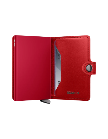 Secrid Cartera Premium Miniwallet Emboss Diamond Red+