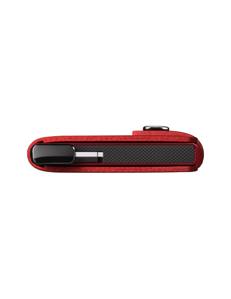 Secrid Cartera Premium Miniwallet Emboss Diamond Red+