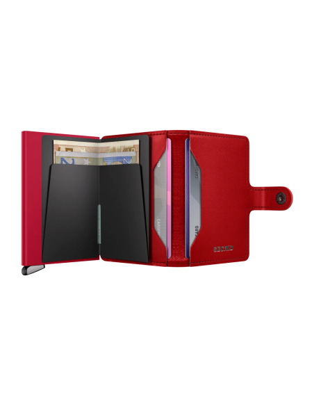 Secrid Cartera Premium Miniwallet Emboss Diamond Red+