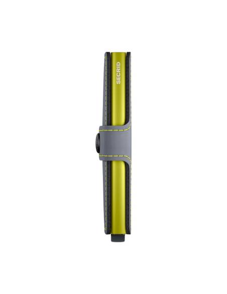 Secrid Cartera Miniwallet Matte Grey & Lime