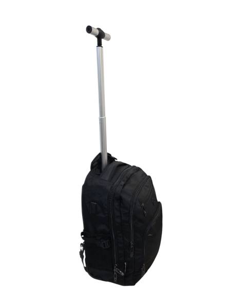 Mochila Urbanfeel con asa telescopica y ruedas | 40 Litros Color Negro