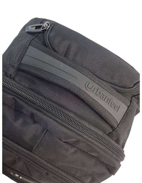 Mochila Urbanfeel con asa telescopica y 2 ruedas | 40 Litros Color Negro