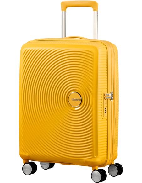 Maleta American Tourister SOUNDBOX Spinner (4 ruedas) 55 cm  | Color Amarillo
