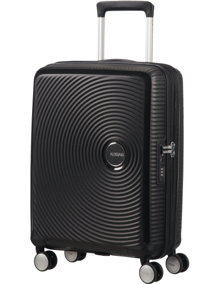 Mala de viagem American Tourister SOUNDBOX Spinner (4 rodas) 55cm Preta