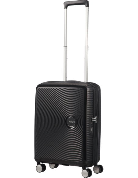 Mala de viagem American Tourister SOUNDBOX Spinner (4 rodas) 55cm Preta