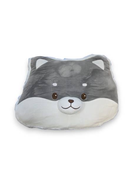 Almofada decorativa infantil SSK em formato de cachorro Husky, 40 x 30 x 10 cm