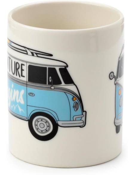 Taza Volkswagen Camper Azul VW T1 300 Ml