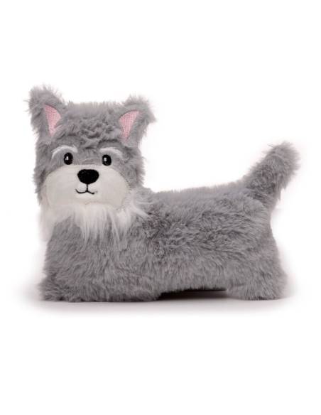 Peluche Térmico de Semillas para Microondas Perro Schnauzer