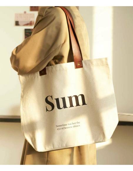 Bolso Tote Bag SSK Travel "Sum" – Elegancia en cada verso
