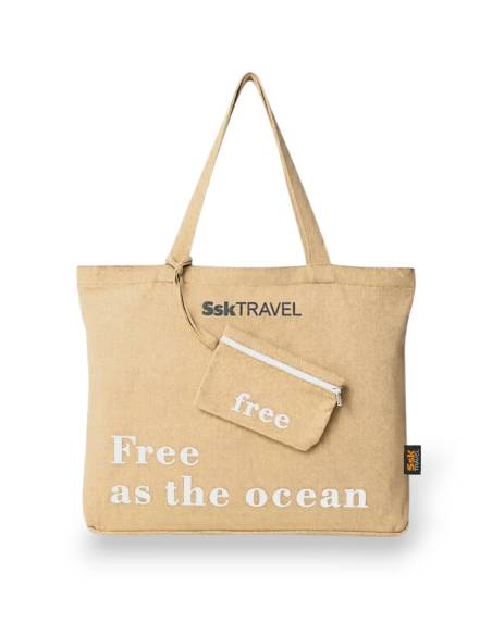Bolso Tote Bag SSK Travel "Free as the Ocean" Arena