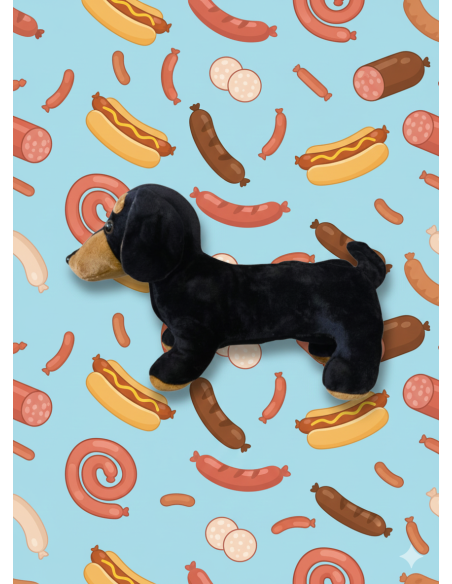 Peluche Ssk Travel Perro Salchicha Black & Tan