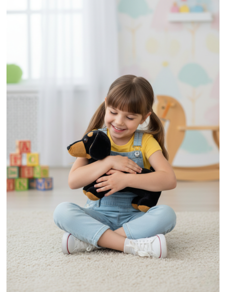 Peluche Ssk Travel Perro Salchicha Black & Tan
